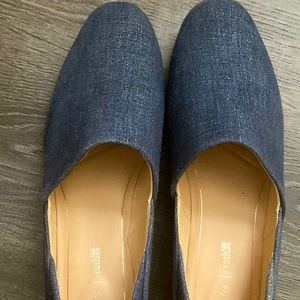 Clarks Denim-Look Flats Size 9